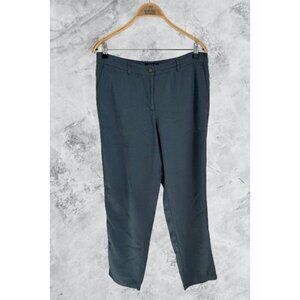 Lafayette 148 Womens Blue Trousers Straight-Leg Design Size 10